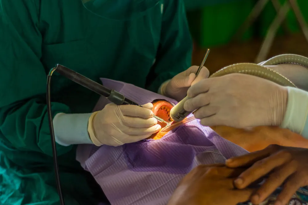 Sunset in the mountains