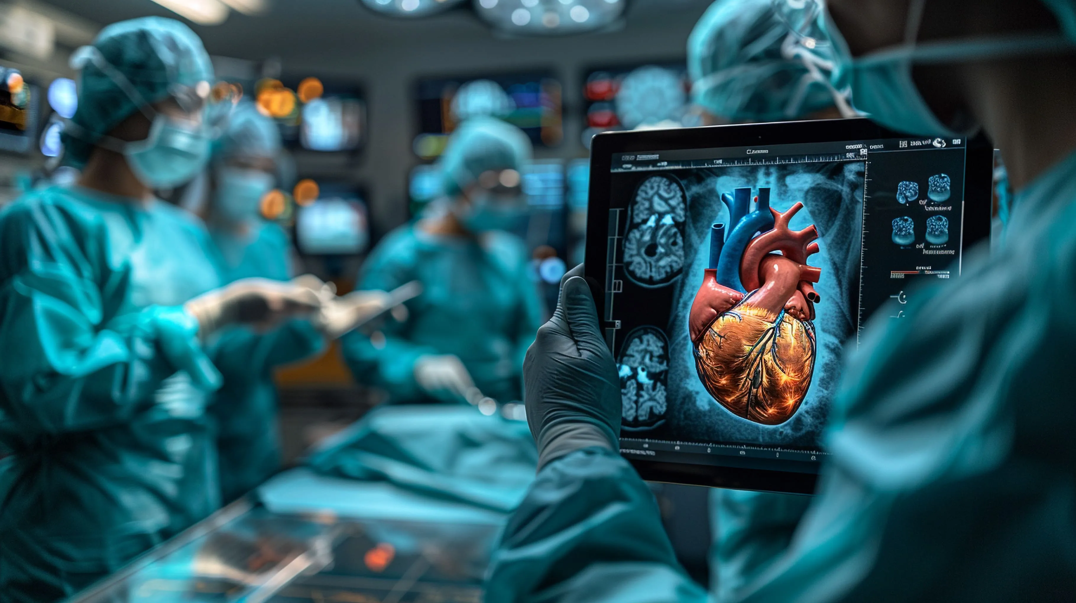 Patient undergoing CT scan